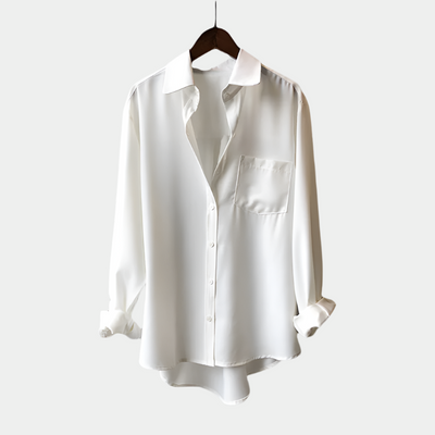 Elegante Vintage-Lockere Bluse